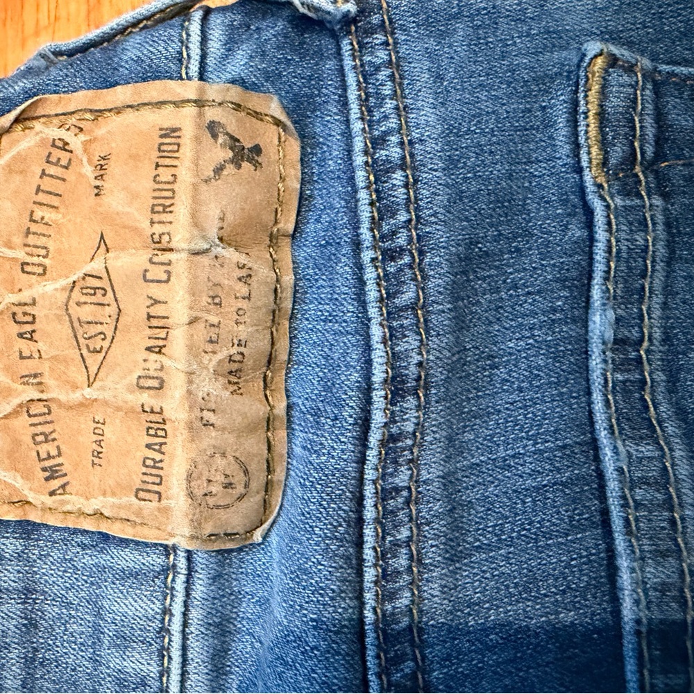 American Eagle Outfitters Medium Blue Straight Leg Jeans
